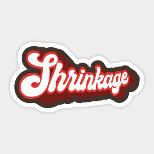 Shrinkage Sticker